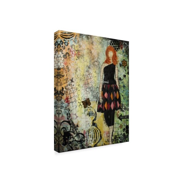 Janelle Nichol 'Live Every Moment' Canvas Art,35x47